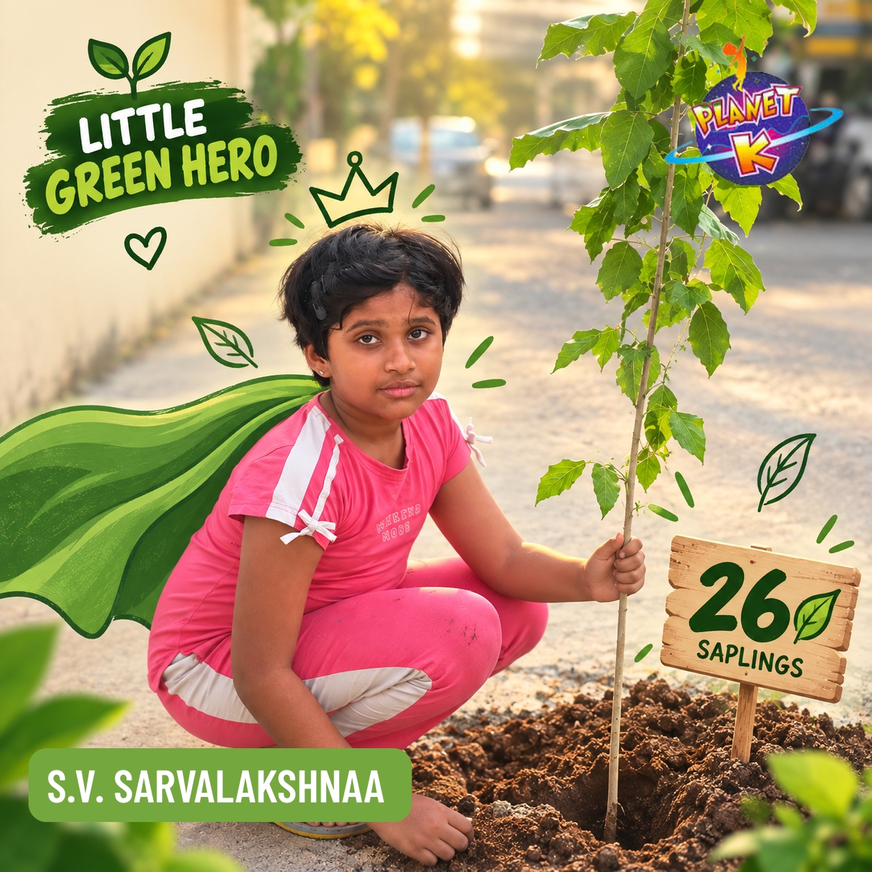Planet K Sapling Plantation Event